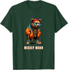 The Rizzly Grizzly Rizzly Bear Cool Grizzly Bear Wearing Sunglasses Rizz Slang T-Shirt - Dark Green