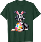 Men Women Rabbit T-Shirt in Dark Green