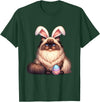 Easter Himalayan Cat Cats Pets Pet Bunny Rabbits Men Women T-Shirt in Dark Green