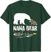 Nana Bear Autism Family Shirt Cute Nana Bear Autism Awareness Shirt Autistic Family T-Shirt - Dark Green