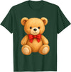 Teddy Bear Accessories Gifts Women Men Kids Teddy Bear Cute Teddy Bear Lover Illustration Graphic Design T-Shirt - Dark Green