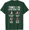 Funny Mini Pigs For Mini Pig Lover Things I Do Mini Pig Lover Mini Pigs T-Shirt - Dark Green