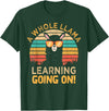 Students & Teachers Designs. A Whole Llama Learning Going on! Students and Teachers T-Shirt - Dark Green