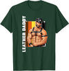 Vintage Gay Bear Pride & Dom Queer Top Retro Gay Daddy Leather Gay Biker - Bear Bearded Gay Pride T-Shirt - Dark Green
