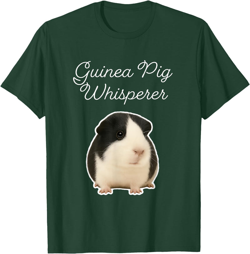 Miller Sye Guinea Pig Whisperer - American Guinea Pig T-Shirt - Dark Green