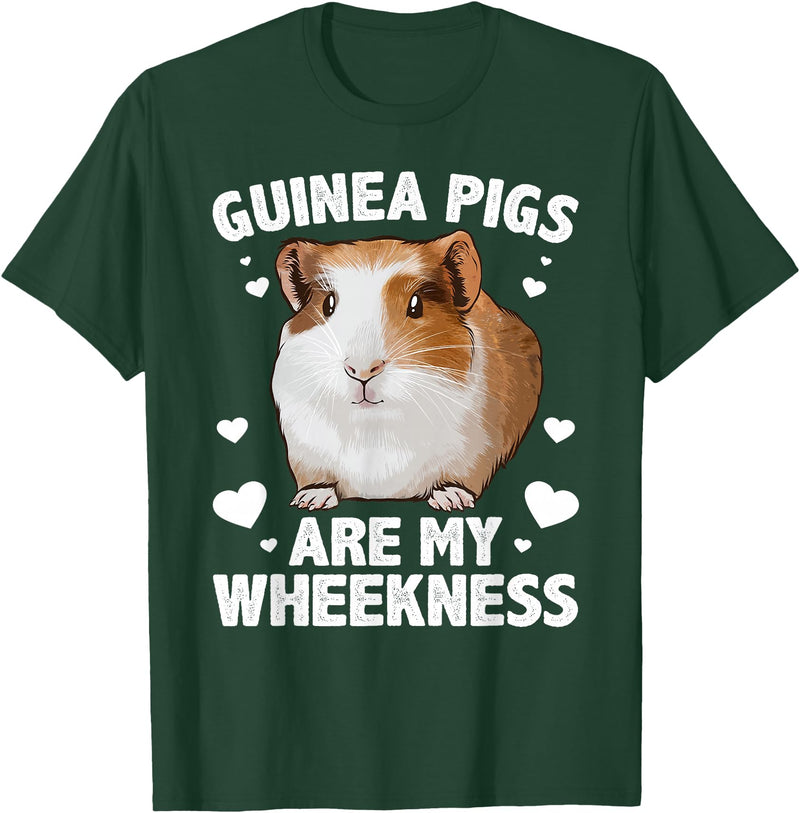 Guinea Pig Gift Guinea Pig Accessories & Stuff Funny Guinea Pig Design For Men Women Kids Guinea Pig Lovers T-Shirt - Dark Green