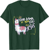 Christian and Jesus apparel - no probllama Design No Prob Llama is Too Big for Jesus Gift Idea T-Shirt - Dark Green