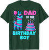 gaming gamer Birthday Llama Pinata Family Apparel dad of Birthday Boy Llama Pinata Party Family mathing Men T-Shirt - Dark Green