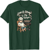 Pitmaster Pig Apparel Low & Slow Is My Tempo Pig BBQ Smoker T-Shirt - Dark Green