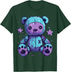 Goth Pastel Cute Creepy Co. Goth Pastel Cute Creepy Kawaii Teddy Bear Voodoo Doll T-Shirt - Dark Green