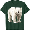 Polar bear for Men Women Design Polar Bear T-Shirt - Dark Green