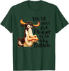 Funny Cattle Cow Farm Lovers Funny Cow You're About As Pleasant As An Itchy Butthole T-Shirt - Dark Green