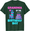 gaming gamer Birthday Llama Pinata Family Apparel grandma Birthday Boy Llama Pinata Party family mathing women T-Shirt - Dark Green