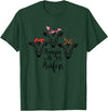 funny heifer tshirt Cute Women's Hanging With My Heifers Bandana T-Shirt T-Shirt - Dark Green