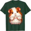 Guinea Pig Guinea Pigs Cute Animals Pet Owners Tee Cute Guinea Pig Pet Lovers Small Animals Animal Lover Funny T-Shirt - Dark Green