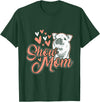 Animal Tees & Gift Idea Show Mother Pigs T-Shirt - Dark Green
