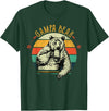 Gampa Bear Funny Father's Day shirt Mens Vintage Gampa Bear Shirt Funny Fathers Day T-Shirt - Dark Green