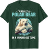 Polar Bears Polar Bear Lovers Shop Polar Bears Polar Bear T-Shirt - Dark Green