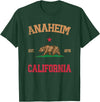 Anaheim California CA Designs Anaheim California T-Shirt - Dark Green
