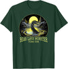 FunWearVm The Bear Lake Monster Cryptid Utah USA Cryptozoology T-Shirt - Dark Green