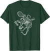 Threadrock Octopus Ocean Marine Fish Lover T-Shirt - Dark Green