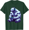 Funny Graphic Gamers tee Polar Bear Funny Video Games Polar Bear T-Shirt T-Shirt - Dark Green