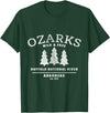 Arkansas Wilderness Designs and Gifts Buffalo National River - Arkansas - Ozark Mountains T-Shirt - Dark Green