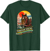 Legends Of Racing Ltd. Forever Young Horse, Horse Racing, Del Mar, Santa Anita T-Shirt - Dark Green