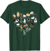 Rabbit Types & Cute Rabbit Species, Bunny - Rabbits T-Shirt in Dark Green