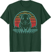 Guinea Pig Graphic Art Designs Guinea Pig Lover Animal Retro Vintage 80s T-Shirt - Dark Green