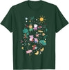 Peppa Pig Follow The Path To The Forest Group Shot T-Shirt - Dark Green