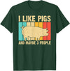 Cool Pig Gifts Farmer Pigs Accessories & Stuff Funny Pig For Men Women Farm Animal Swine Vintage Pig Lovers T-Shirt - Dark Green