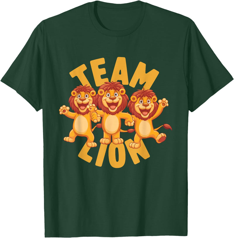 Lion Design for Lion Lovers Team Lion Stuff | Lion Costume | Products for Lion T-Shirt - Dark Green