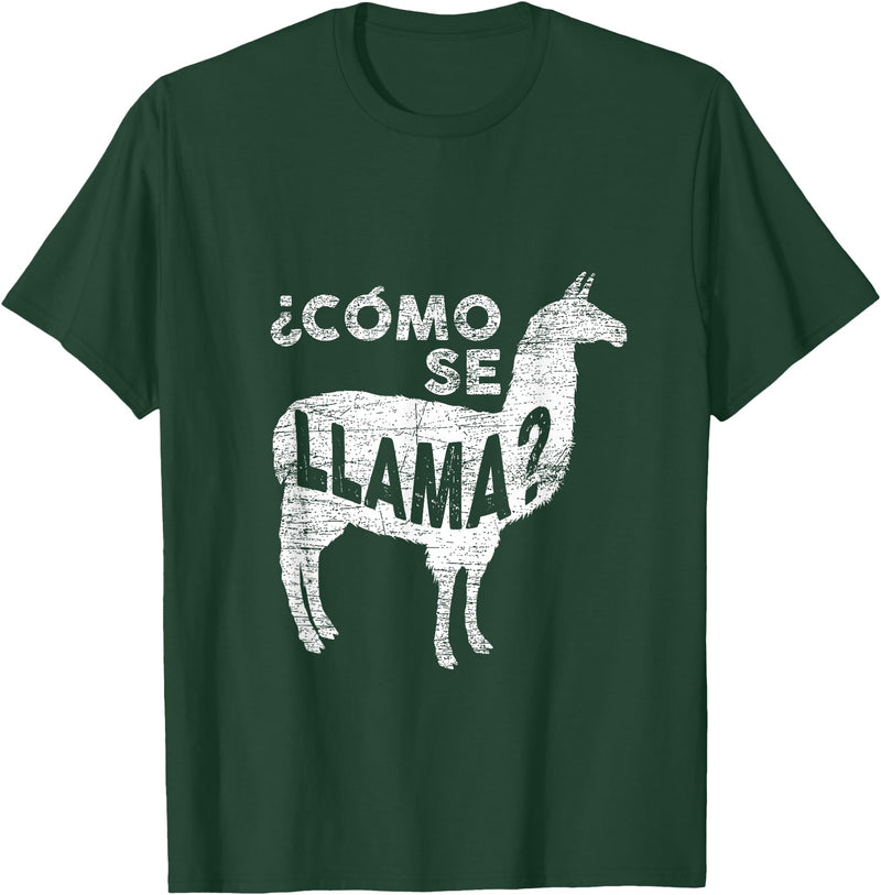 Como Se Llama T-Shirt - Dark Green