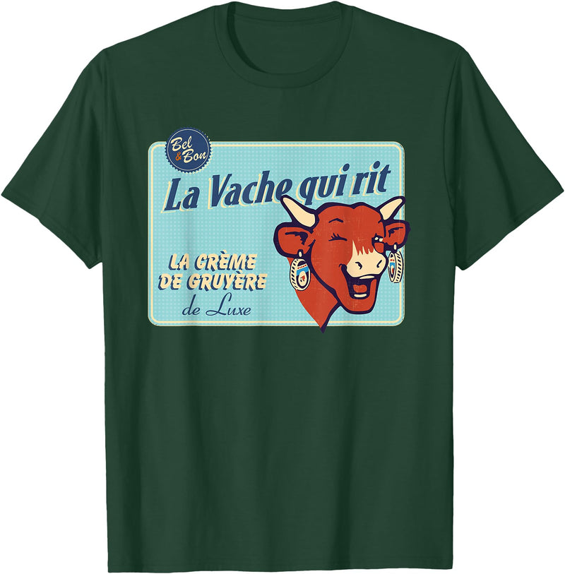 The Laughing Cow Luxury Cream Of Gruyere T-Shirt - Dark Green