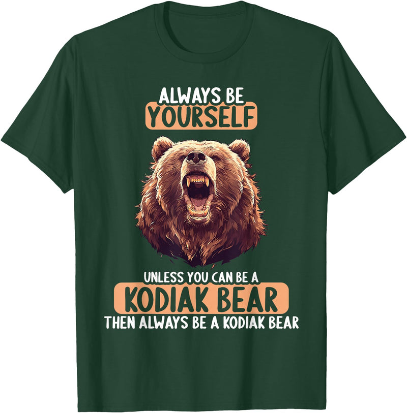 Kodiak Bears Kodiak Bear Lovers Shop Kodiak Bears Kodiak Bear T-Shirt - Dark Green