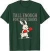 Cute Bunny Joke T-Shirt in Dark Green