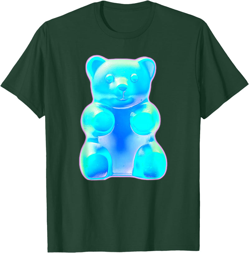 Urban Empyre Blue Gummy Bear T-Shirt - Dark Green