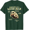 Tardigrade Water Bear Co Anatomy Of A Water Bear Funny Tardigrade T-Shirt - Dark Green