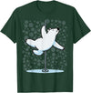 Fun Polar Bear Lover Humor Bear Dancer Stylish Tee Funny Polar Bear Pole Dancing Animal Cute Cool Wordplay Snow T-Shirt - Dark Green