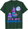 It's My Birthday for Llama Party T-Shirt - Dark Green