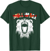 Millwall English pride Millwall Proud lion English UK flag T-Shirt - Dark Green