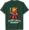 Gummy Bear Funny Quote Gummy Bear Queen Funny Gummy Bear Lovers Saying Illustration T-Shirt - Dark Green