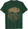 B-LO WNY Gift Ideas Buffalo NY Stuff Merch BFLO WNY Clothing Area Code 716 Buffalo New York T-Shirt - Dark Green