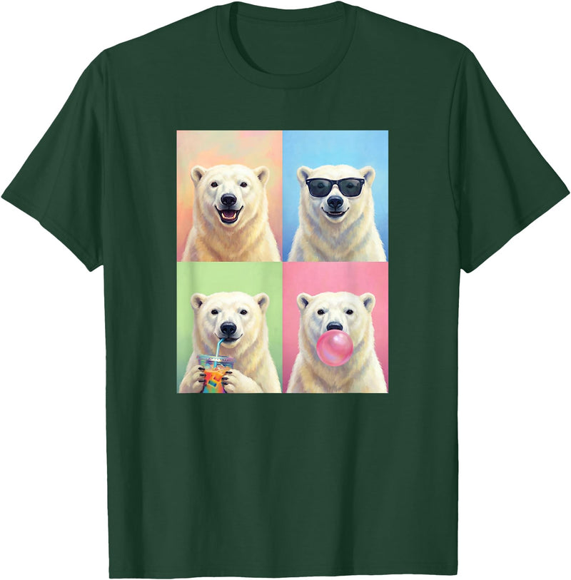 polar bears polar bear Shop Polar Bears Funny Polar Bear T-Shirt - Dark Green