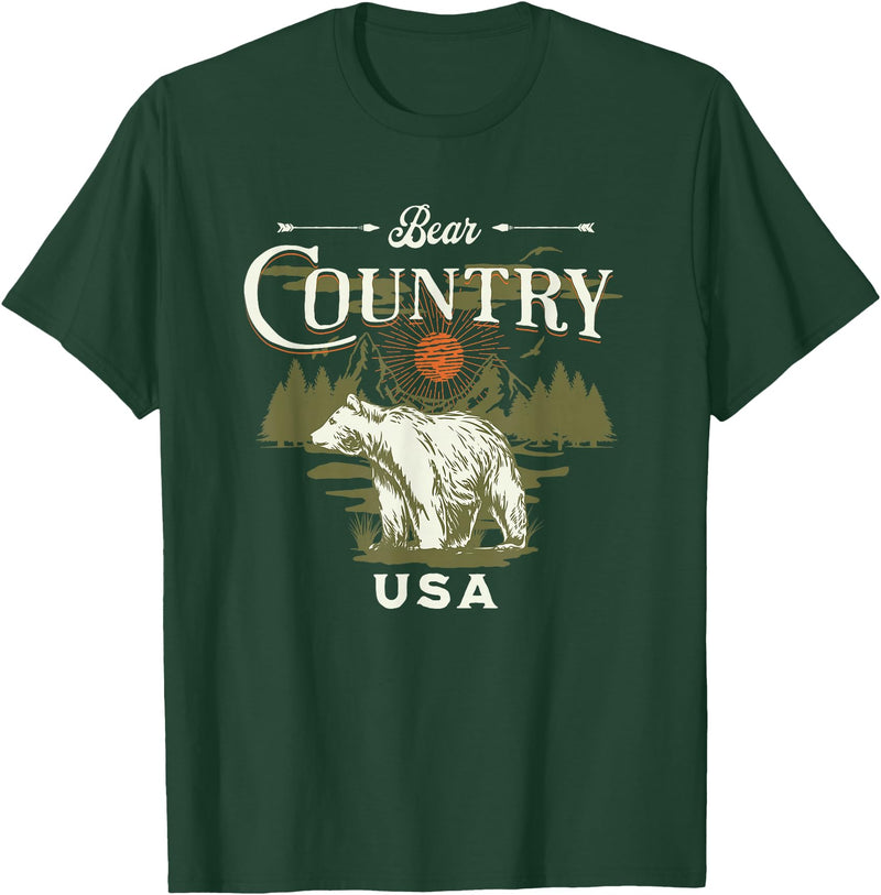 Bear Country USA Rapid City South Dakota T-Shirt - Dark Green