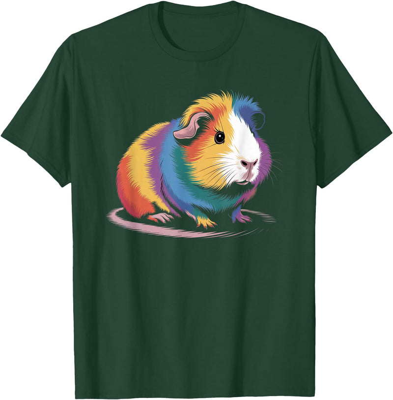 Guinea Pig Enthusiast Apparel Guinea Pig Lover – Cute Pet Enthusiast Design T-Shirt - Dark Green