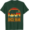 Aneisha Family Bear Matching Tee Uncle Bear Family Bear Matching T-Shirt - Dark Green
