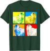 Arctic Animal Polar Bear Gifts Polar Bear Animal Lover Arctic Animal Pop Art Polar Bear T-Shirt - Dark Green