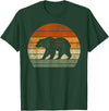 Cute Bear Clothes For Girls Boys Kids Bear Gifts For Women Men Polar Bear Wildlife Print Graphic T-Shirt - Dark Green